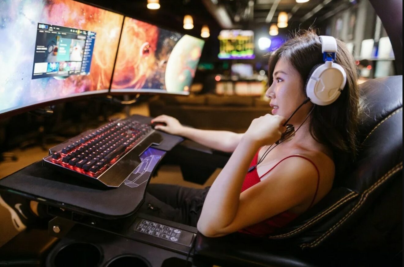 A cute Gamer Girl