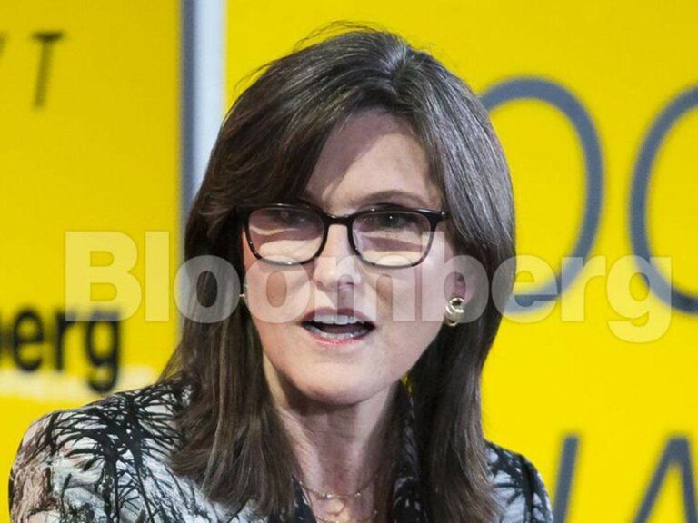 Cathie Wood at an event