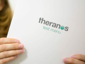 A file showcasing the logo for Theranos