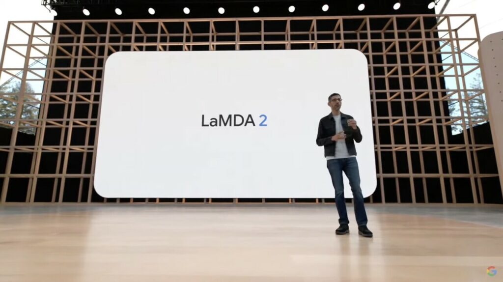 At Google I/O, LaMDA 2 was announced.