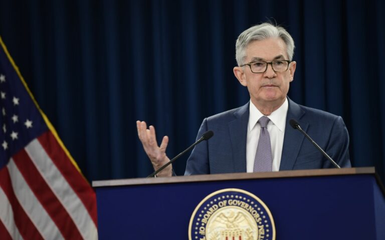 US Federal Reserve Chair Jerome Powell. Photo: AFP / Getty Images