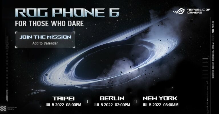 Asus ROG Phone 6 to be launched on 5th June for selected Markets