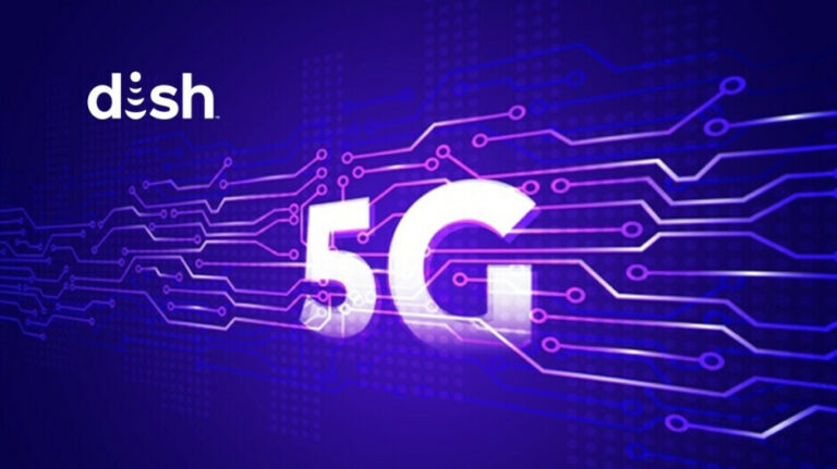 Illustrated logo of Dish 5G