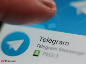 Phone screen depicting Telegram on an app store