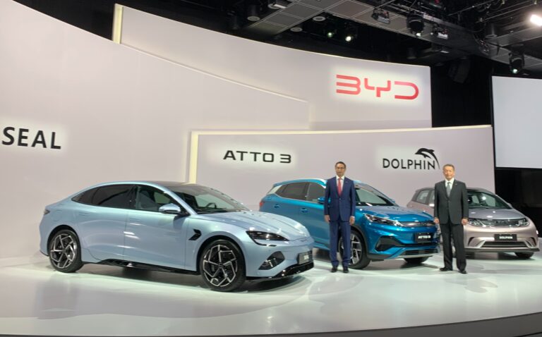 China's BYD launches 3 electric car models in Japan