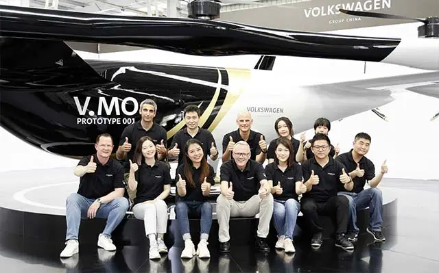 Volkswagen Group China unveils state-of-the-art eVTOL passenger drone prototype