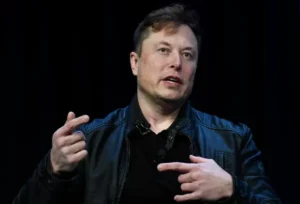 Elon Musk in an event