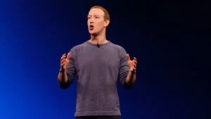 Mark Zuckerberg during an event