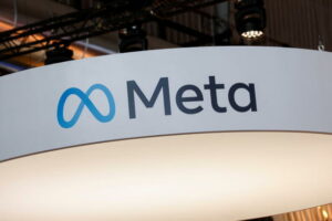 Meta logo depicted