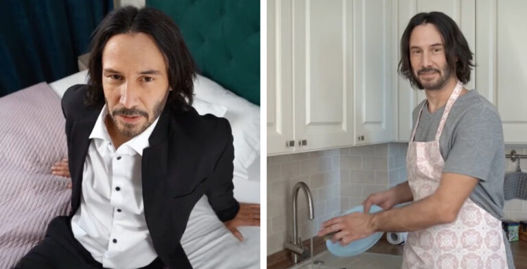 Keanu Reeves deepfake