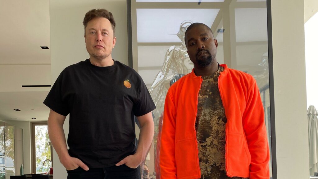 Elon Musk and Kanye West