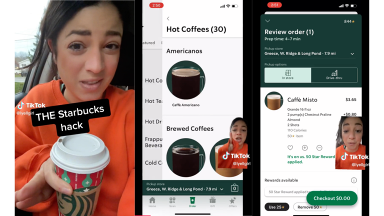 Starbucks hack so good