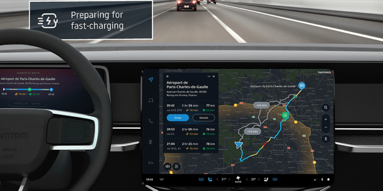 TomTom expands EV-specific routing services