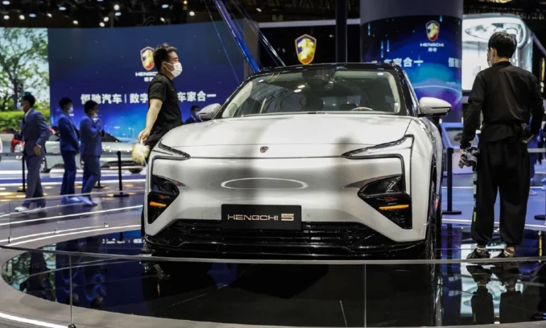 Evergrande suspends mass production of EVs on lack of orders
