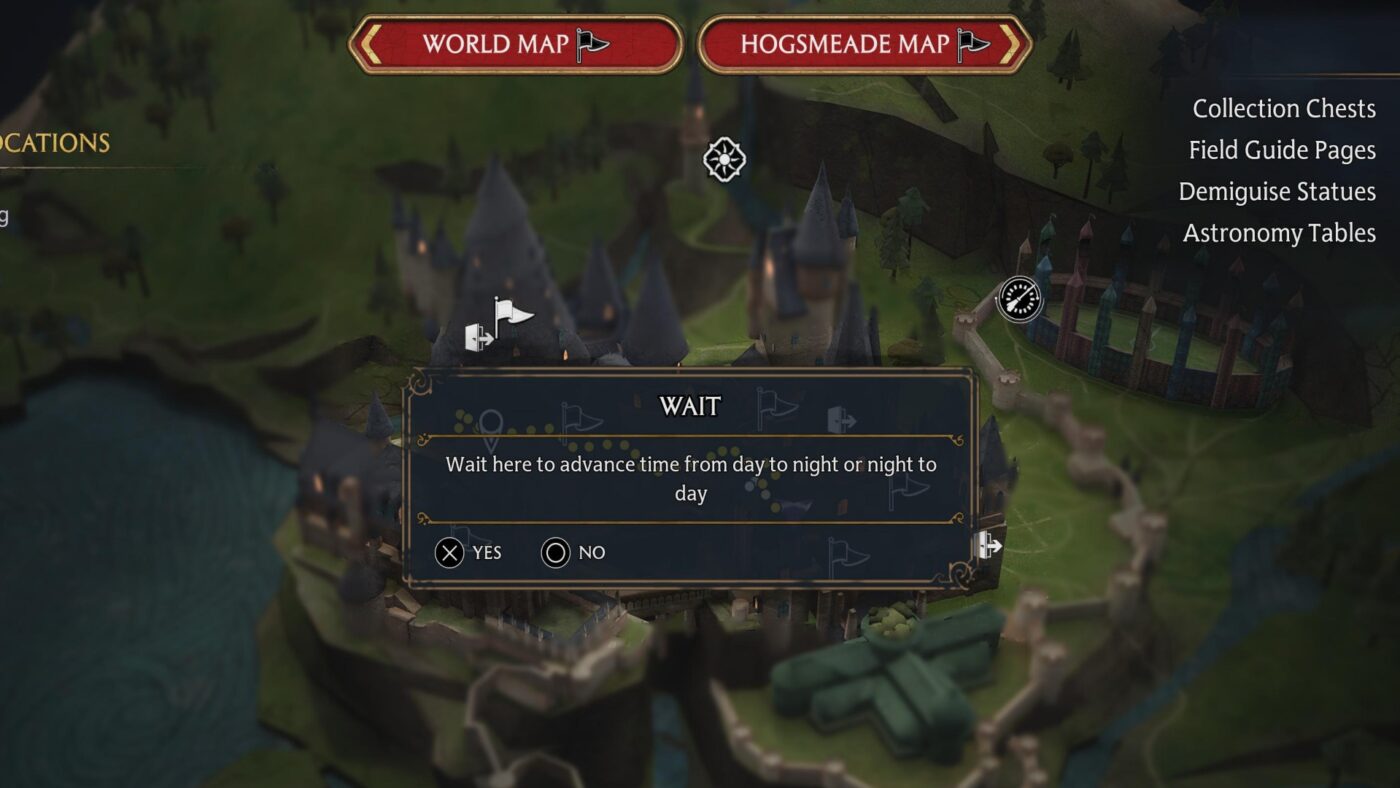 How To Advance Time In Hogwarts Legacy