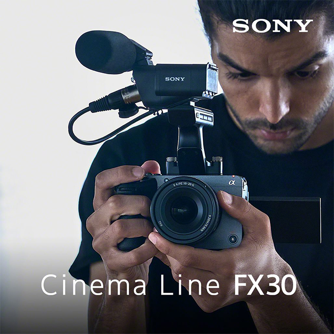 Sony FX30 Cinema Line – Fotocamera Super 35 Con Sensore 20.1MP E S-Cinetone