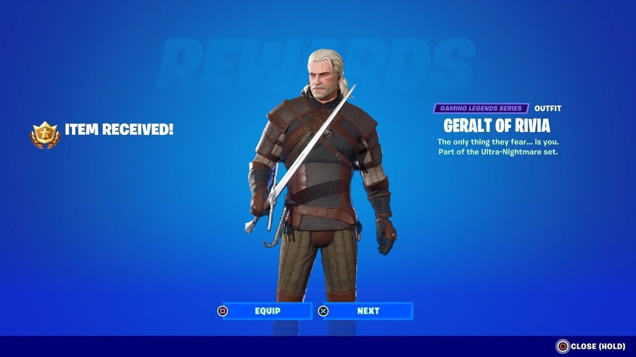 Fortnite: Como jogar com Geralt de The Witcher