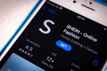 SHEIN on a phone screen