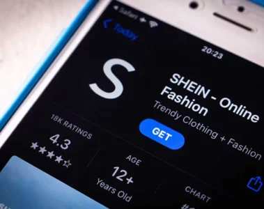 SHEIN on a phone screen