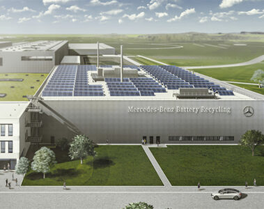 Mercedes starts on battery recycling plant