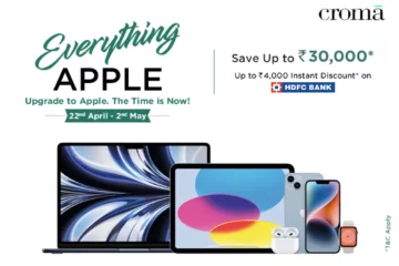 Croma’s ‘Everything Apple’ Campaign: Great Deals on Apple products