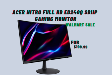 Get 40% Off on Acer Nitro Full HD ED240Q Sbiip Gaming Monitor at Walmart