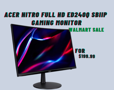 Get 40% Off on Acer Nitro Full HD ED240Q Sbiip Gaming Monitor at Walmart