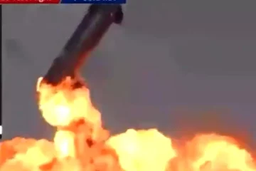 Watch: SpaceX's Starship launch ends in fireball explosion after rocket fails to separate