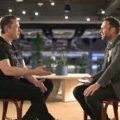BBC reporter interviewing Elon Musk