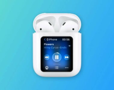 Apple patents new AirPods case with display