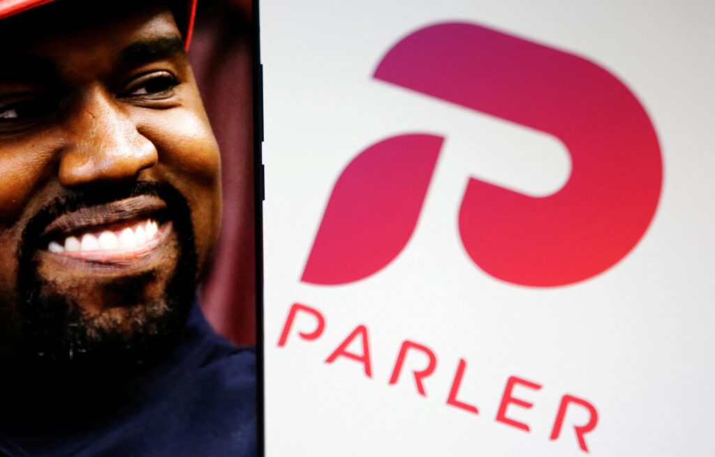 Kanye West and Parler