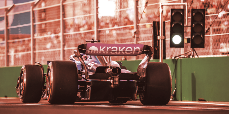 Crypto exchange Kraken sponsors F1 car featuring Bitcoin whitepaper