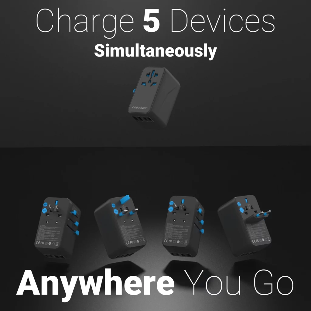 OneWorld 100 Adapter: Your All-in-One Charging Solution for power Apple users 