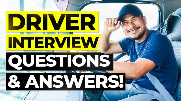 Driver interview questions and answers