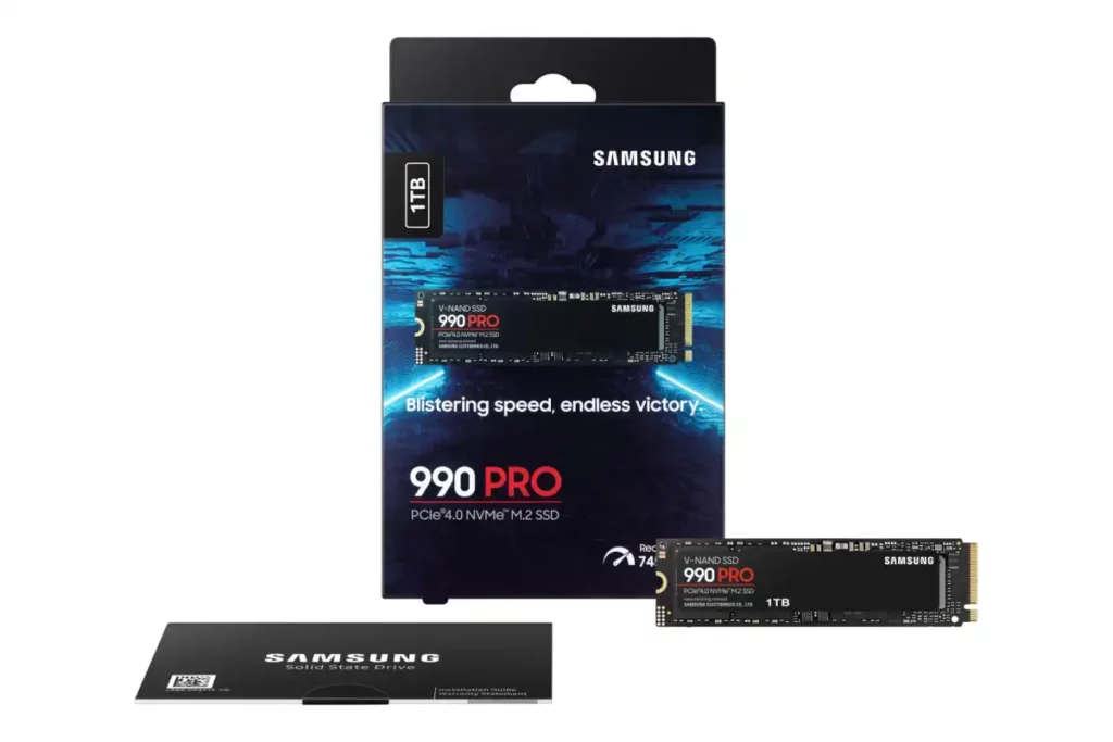 Samsung 990 Pro 2TB Heatsink SSD - Box