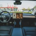 Car interiors of Tesla