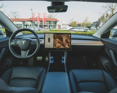 Car interiors of Tesla