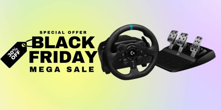 Black Friday Gaming Deals - Logitech G923 for 30% off