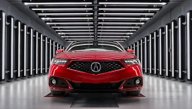 Acura TLX PMC in red