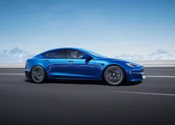 Blue Tesla