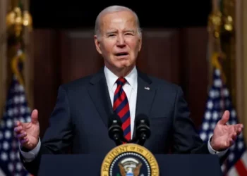 Joe Biden addressing
