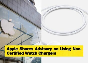 Apple Shares Advisory to Users for using the Official Watch Chargers