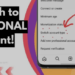 How to Switch to Personal Account on Instagram