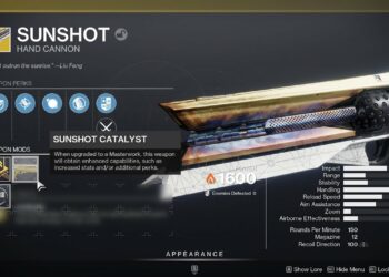 How To Get the Sunshot and its Catalyst in Destiny 2