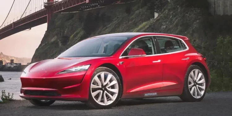 Concept Image of Tesla Model 2
