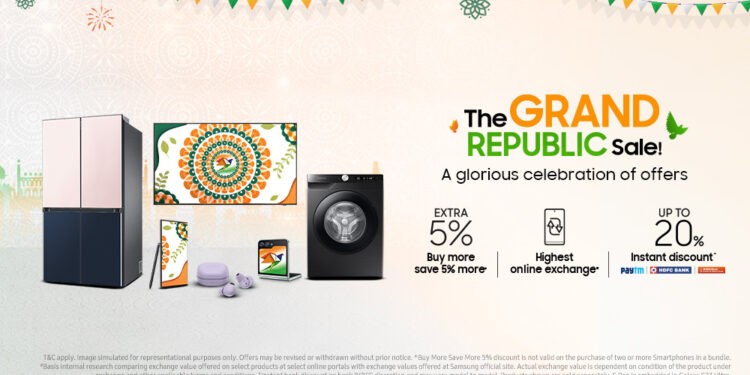 Samsung Republic Day Sale Here - Best Deals on Samsung Products