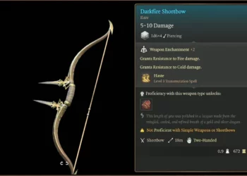 How To Get Dark Fire Shortbow Baldur’s Gate 3
