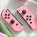 Princess Peach colored Pink Switch Joy-Cons