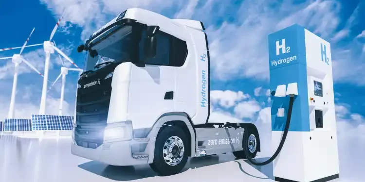 Hydrogen Powered class 8 truck