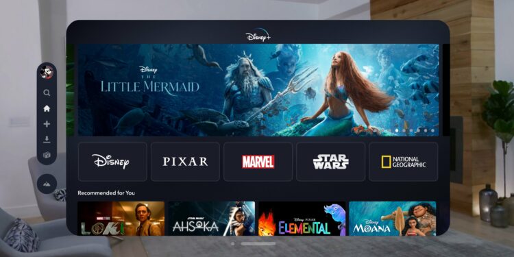 Apple Vision Pro to get the support for watching movies on Disney+